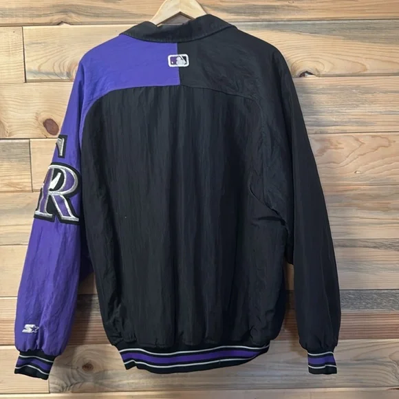 Vintage Colorado Rockies Diamond Series Bomber Jacket